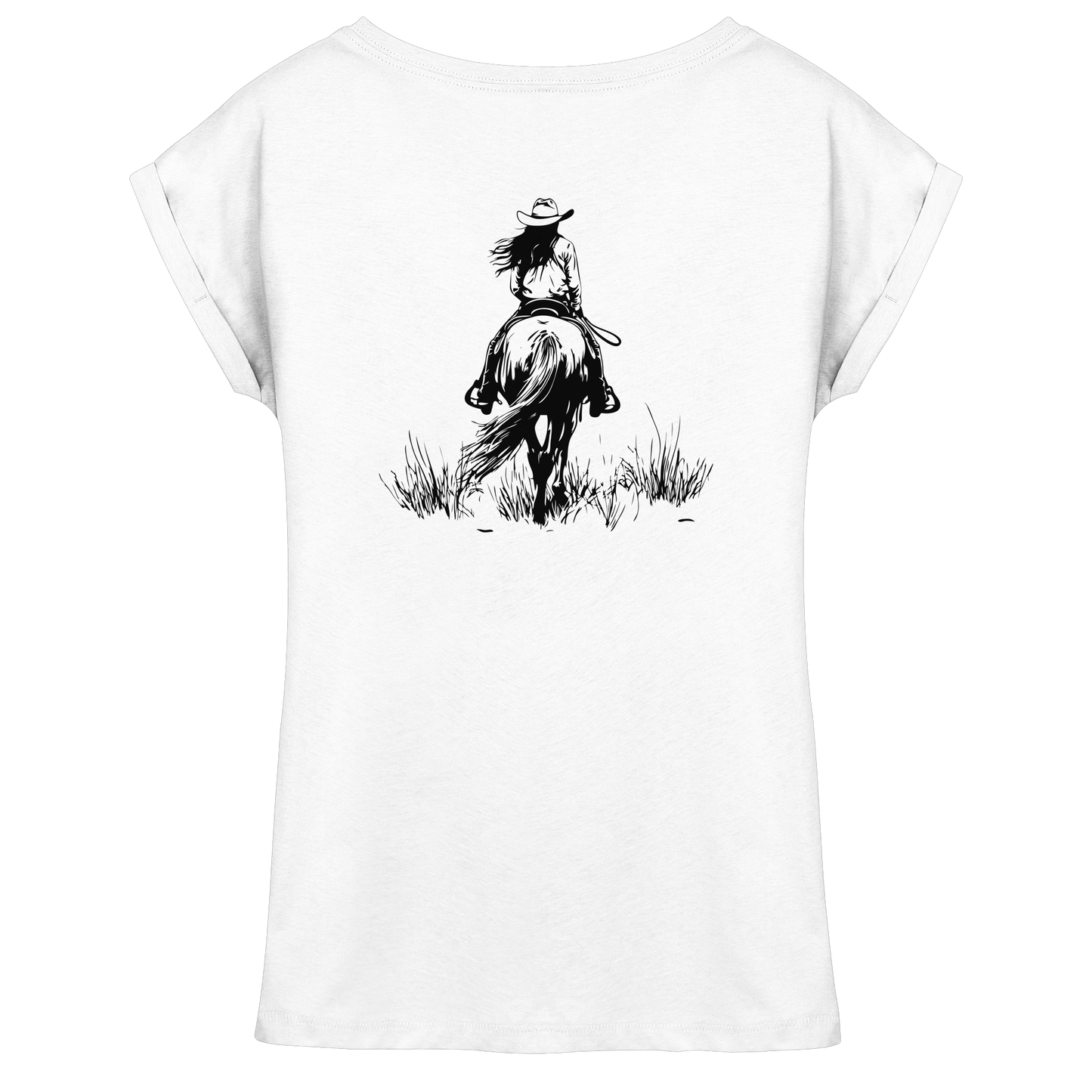 Western - Womens Extended Shoulder T-Shirt