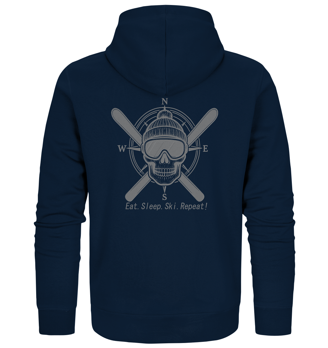 Eat.Sleep.Ski.Repeat! - Zipper