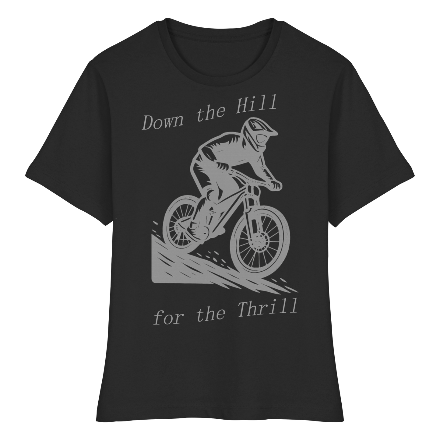 Down the Hill - Fitted Ladies Organic Shirt