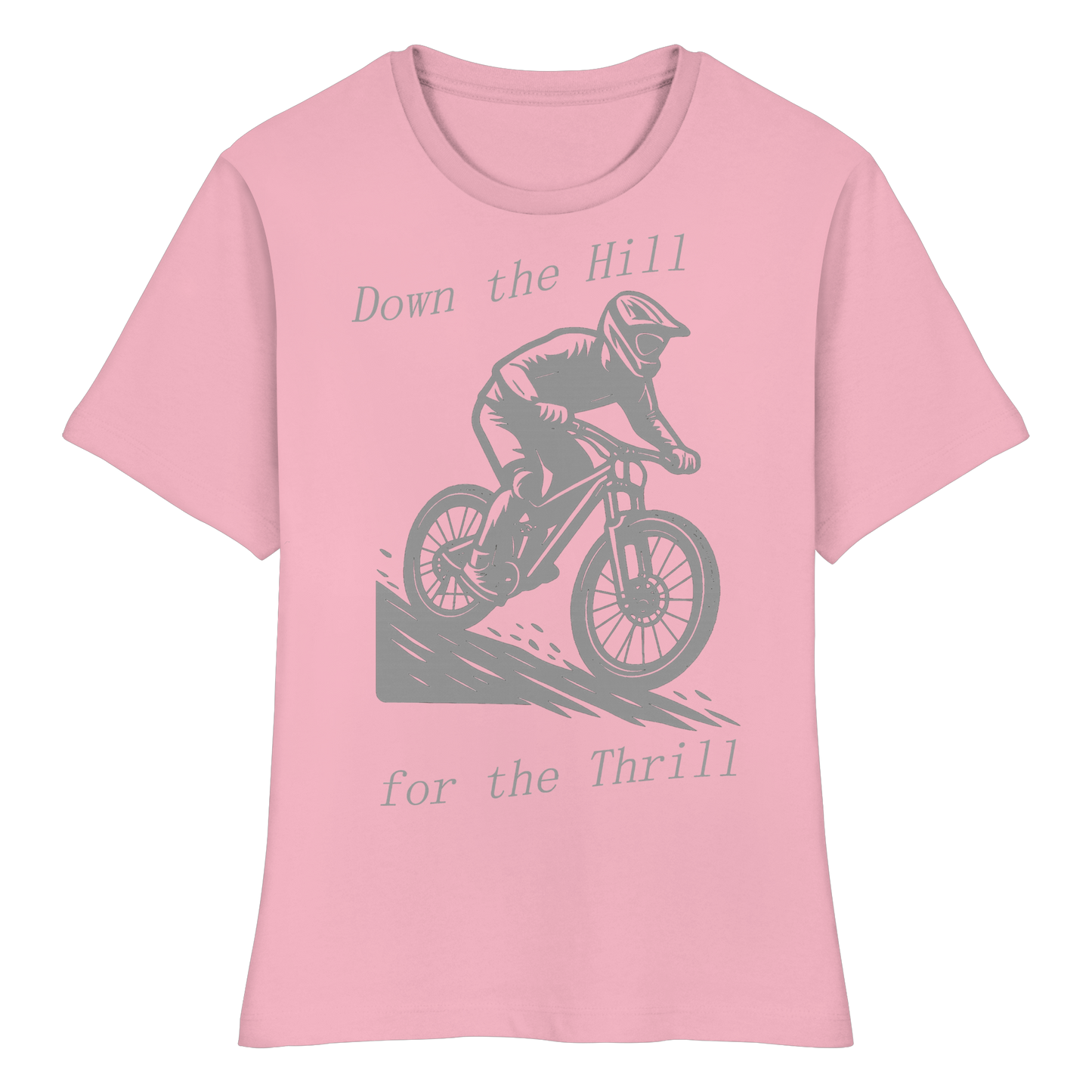 Down the Hill - Fitted Ladies Organic Shirt