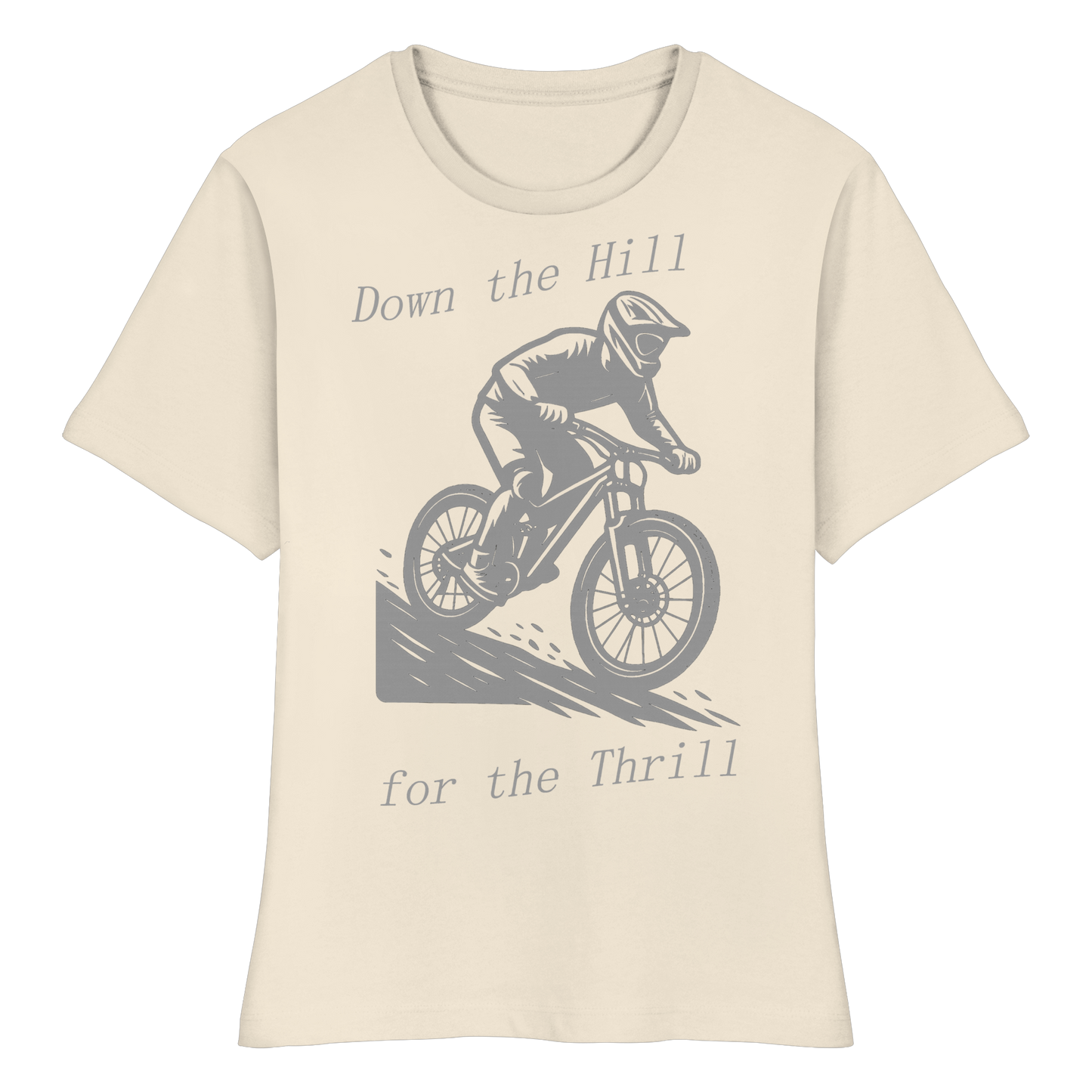 Down the Hill - Fitted Ladies Organic Shirt