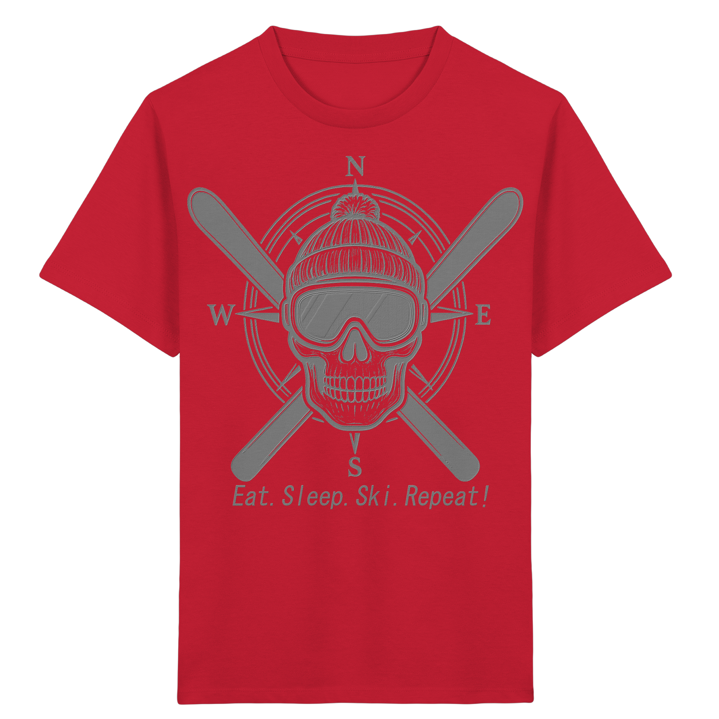 Eat.Sleep.Ski.Repeat! - Kids Organic Shirt