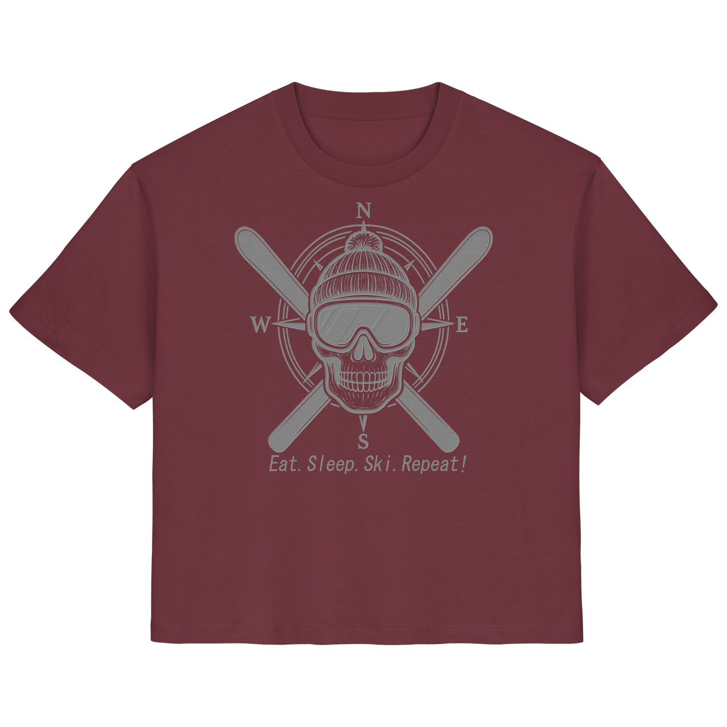 Eat.Sleep.Ski.Repeat! - Ladies Organic Shirt