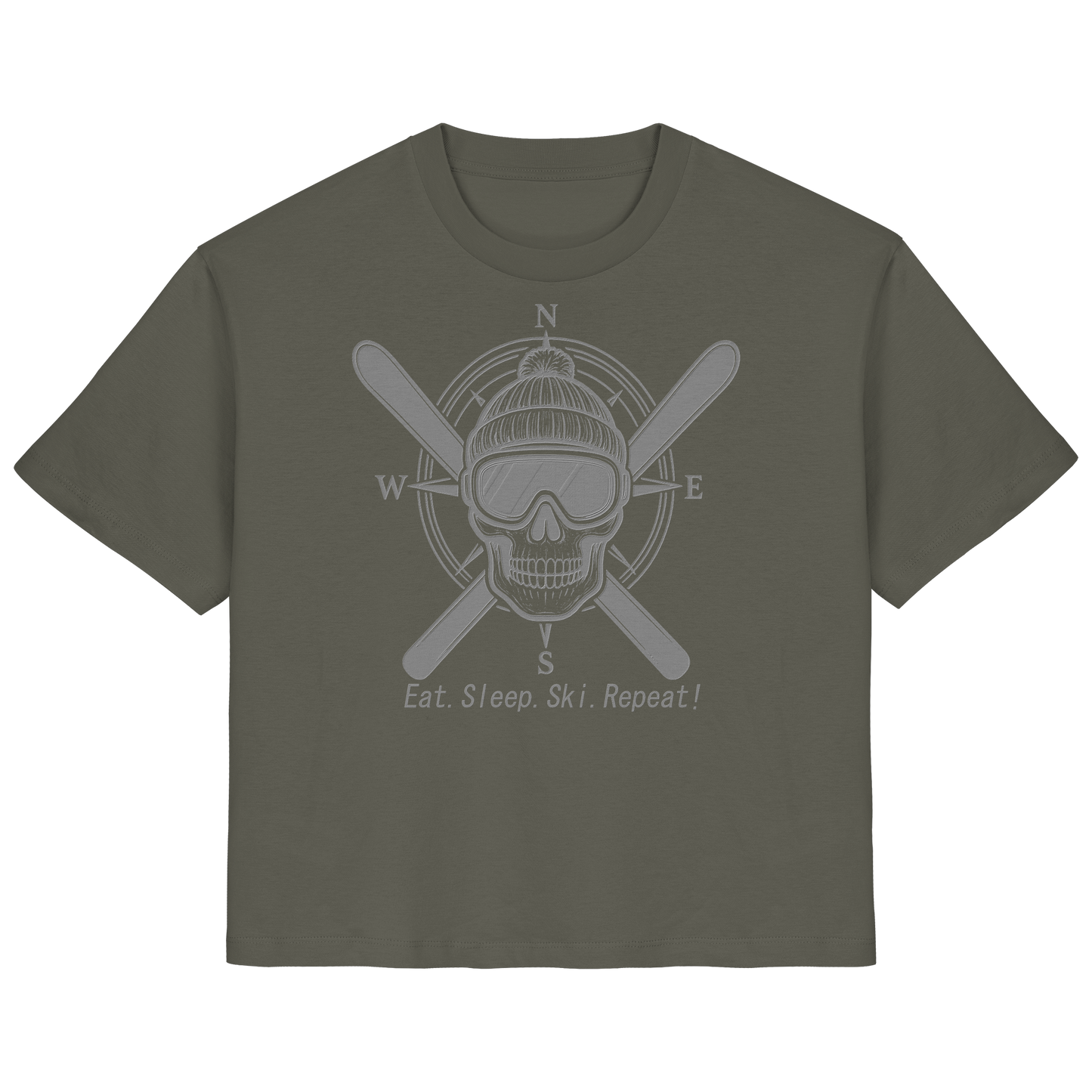Eat.Sleep.Ski.Repeat! - Ladies Organic Shirt
