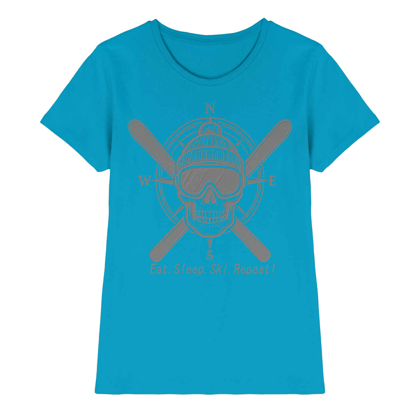 Eat.Sleep.Ski.Repeat! - Ladies Premium Shirt