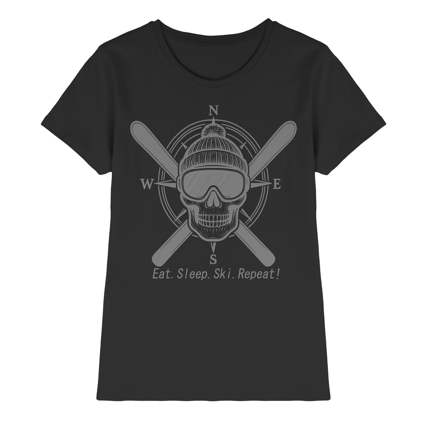 Eat.Sleep.Ski.Repeat! - Ladies Premium Shirt