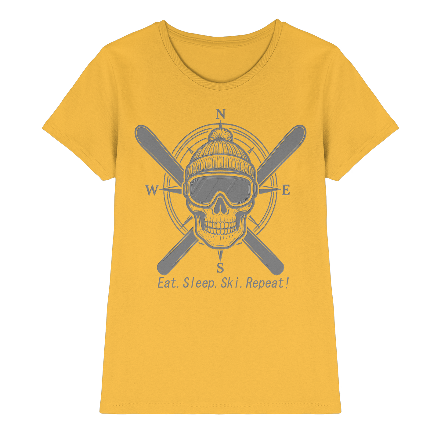 Eat.Sleep.Ski.Repeat! - Ladies Premium Shirt