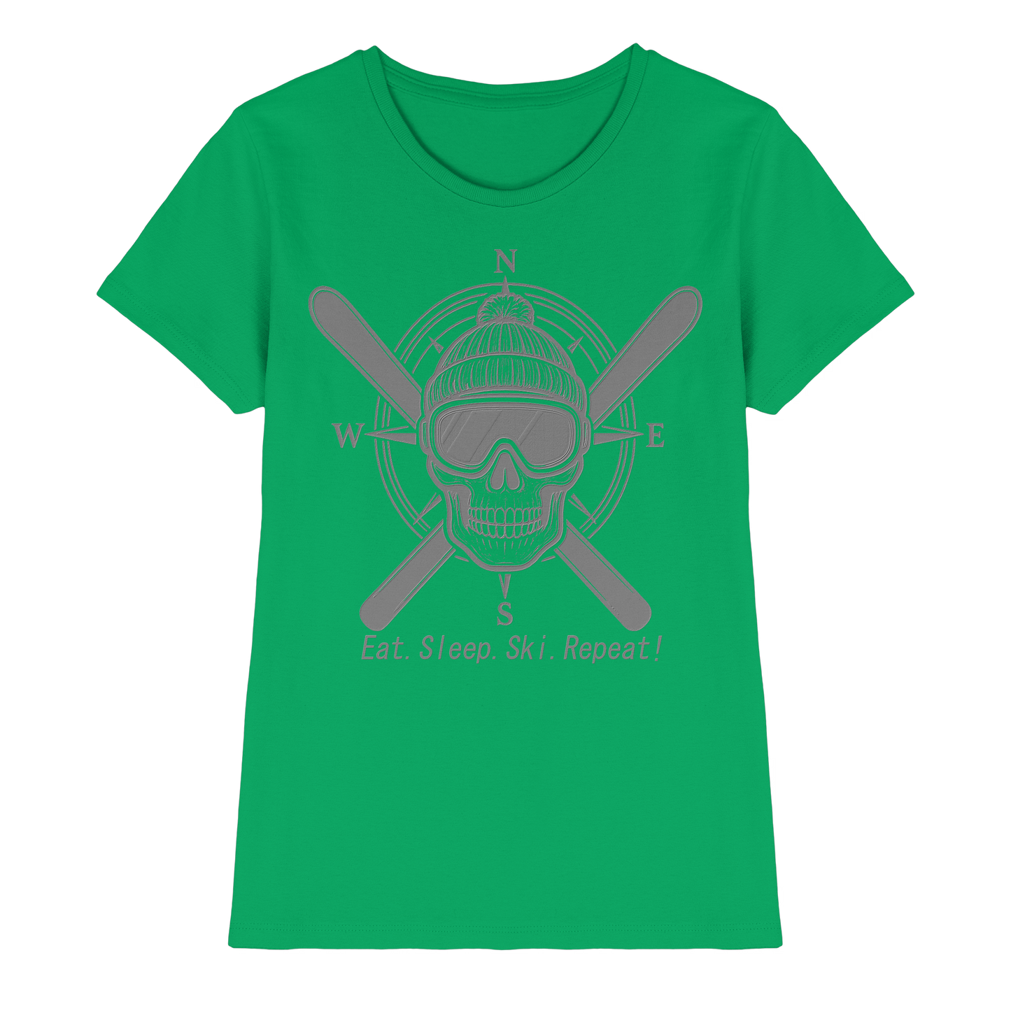Eat.Sleep.Ski.Repeat! - Ladies Premium Shirt