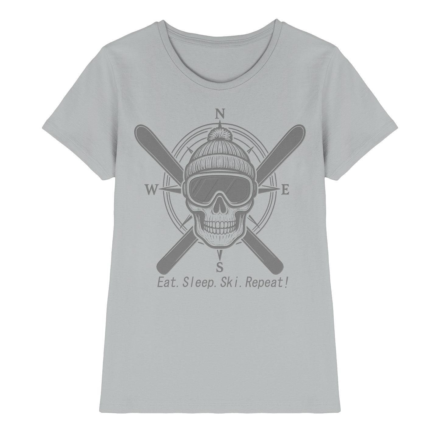 Eat.Sleep.Ski.Repeat! - Ladies Premium Shirt