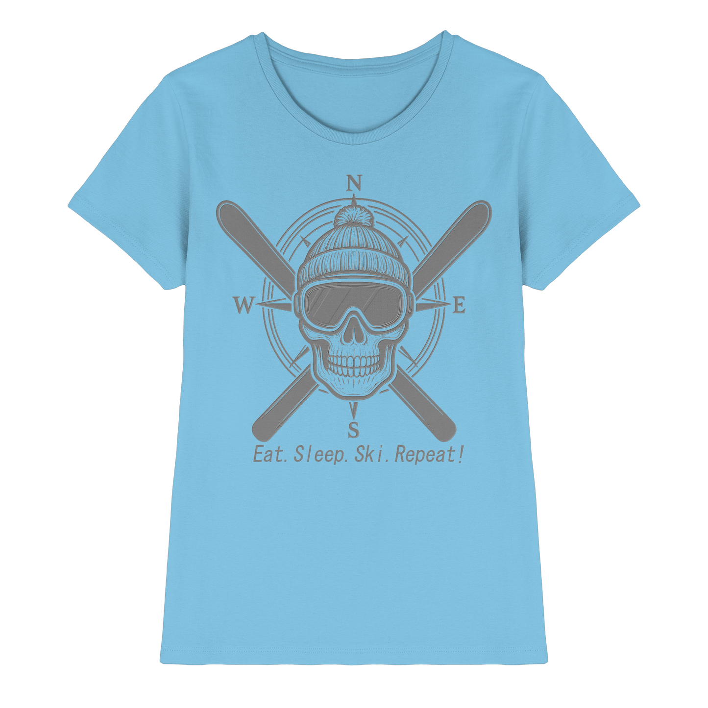 Eat.Sleep.Ski.Repeat! - Ladies Premium Shirt