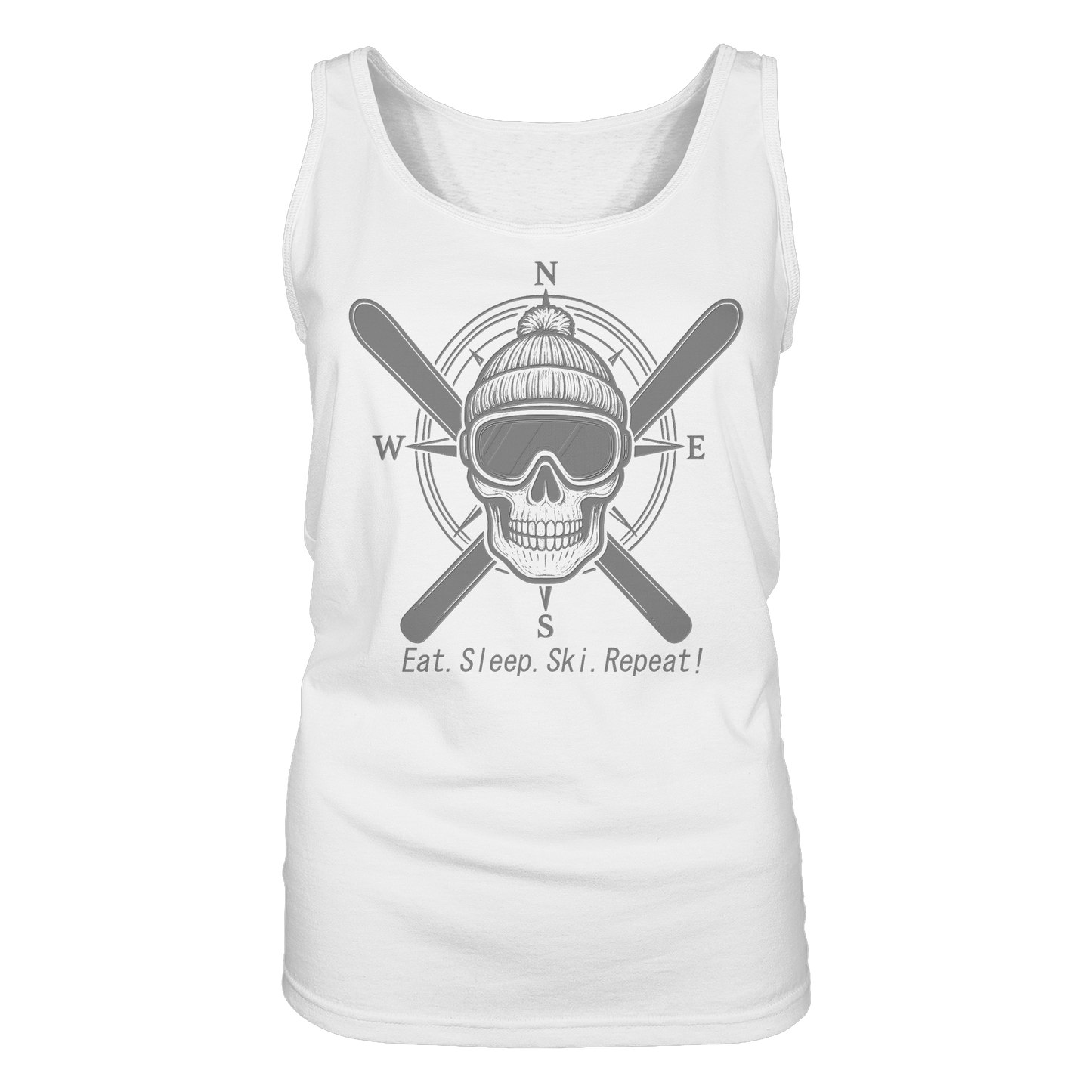 Eat.Sleep.Ski.Repeat! - Ladies Tank-Top