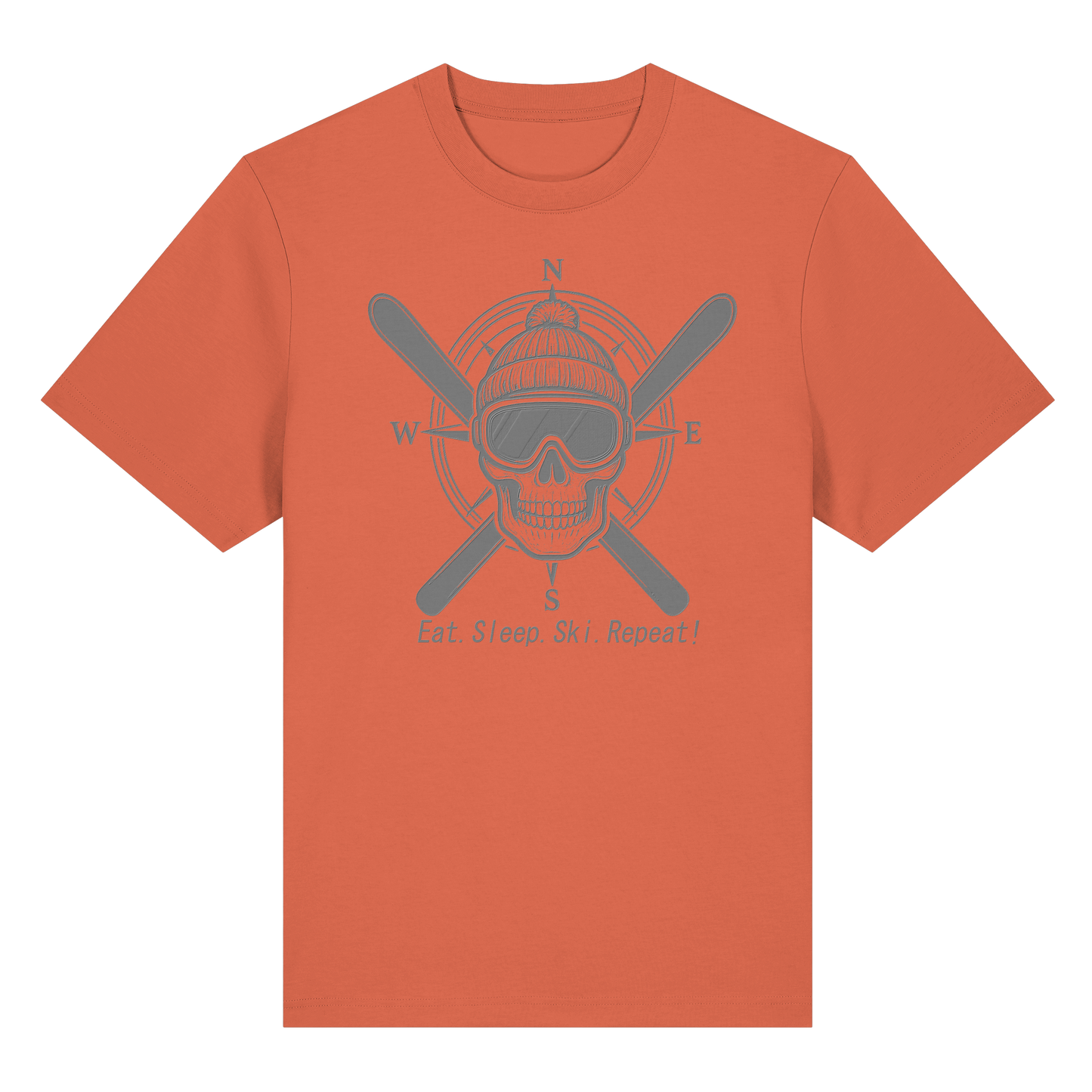 Eat.Sleep.Ski.Repeat! - Organic Heavy T-Shirt