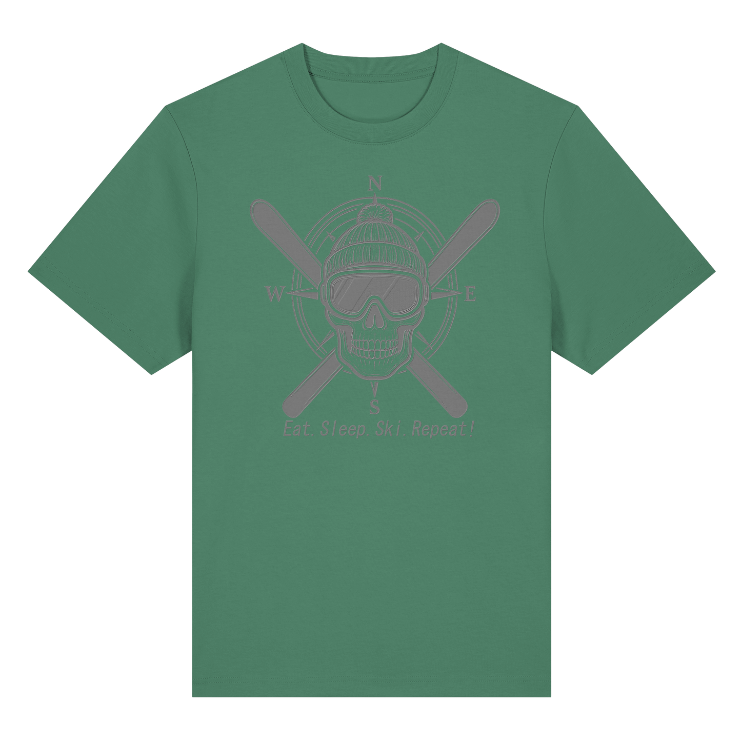 Eat.Sleep.Ski.Repeat! - Organic Heavy T-Shirt