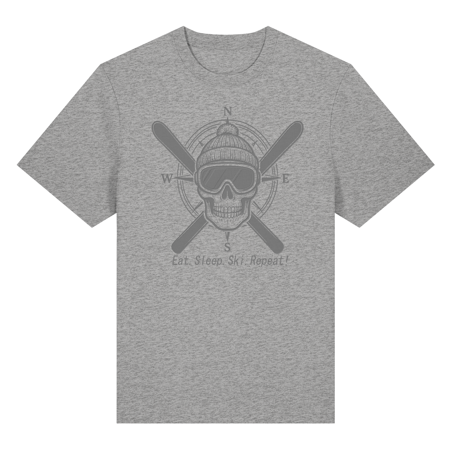 Eat.Sleep.Ski.Repeat! - Organic Heavy T-Shirt