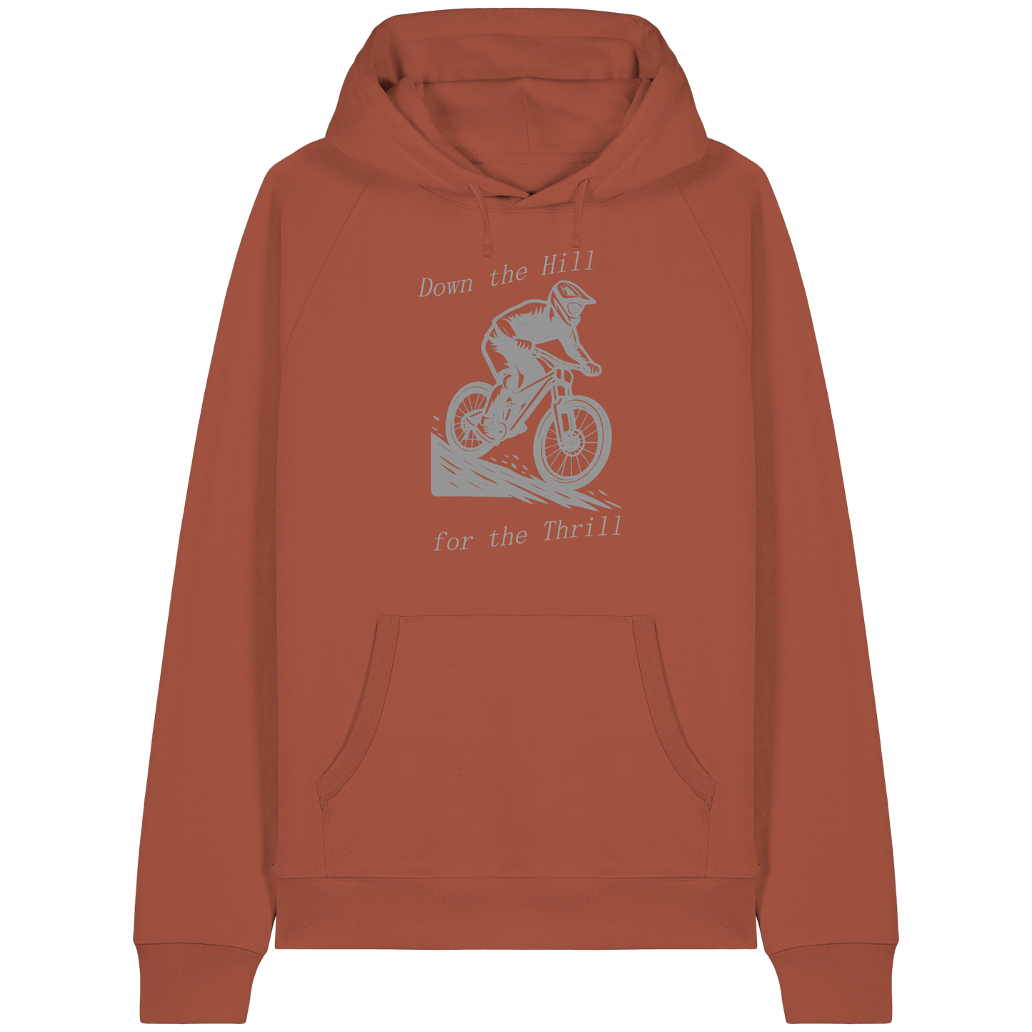 Down the Hill - Organic Raglan Hoodie