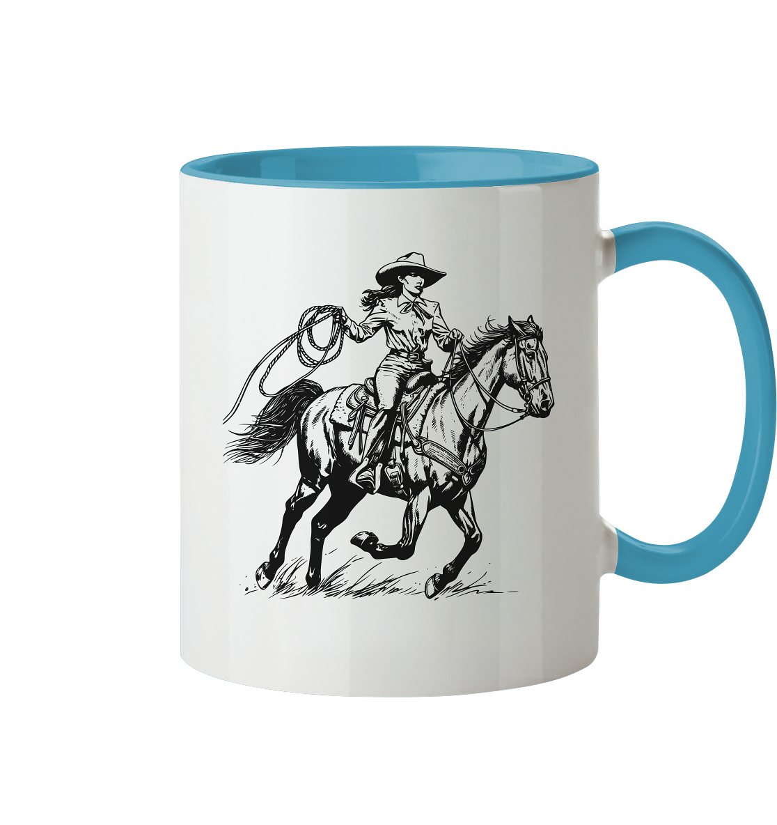 Cowgirl - Tasse zweifarbig