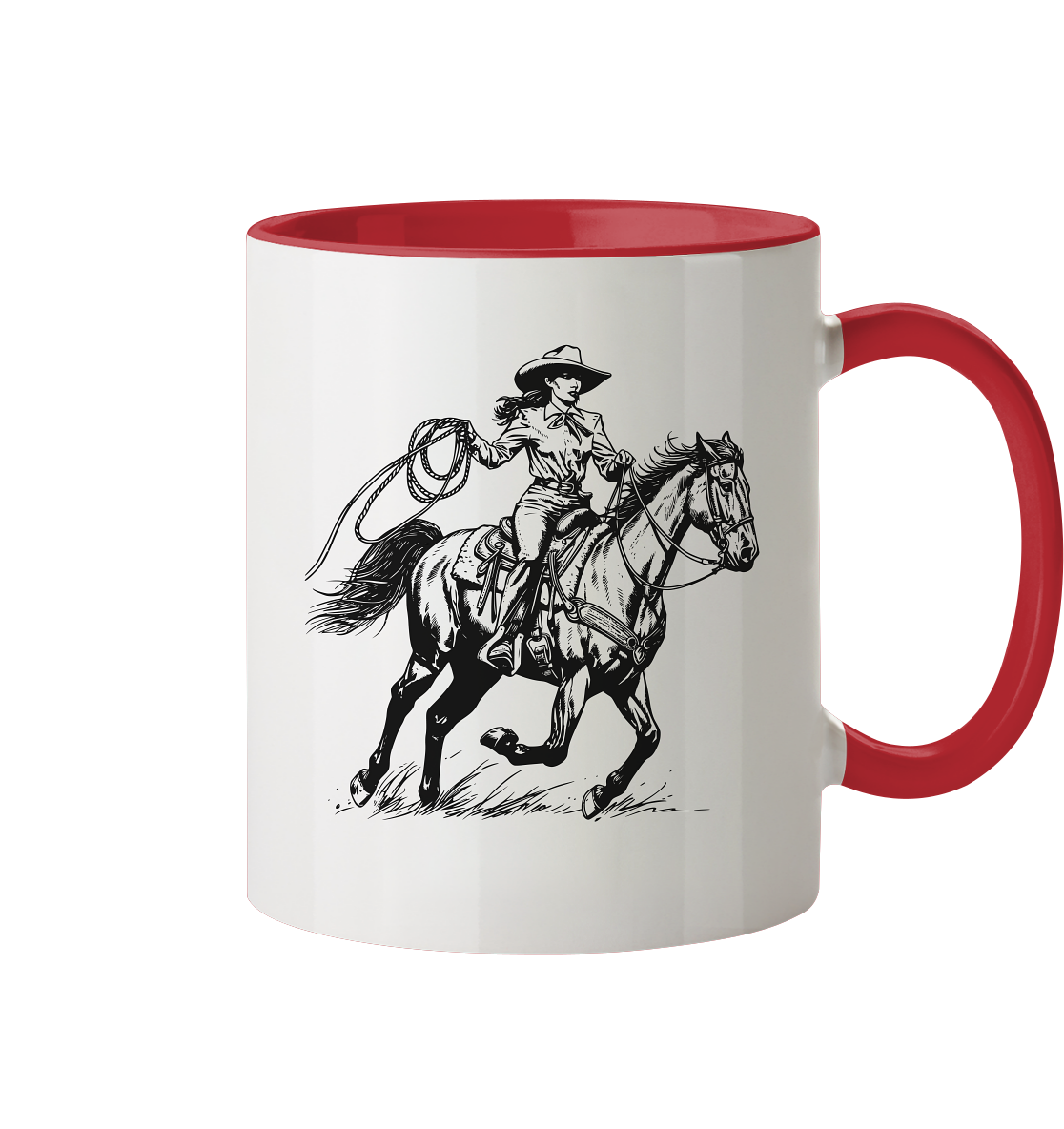 Cowgirl - Tasse zweifarbig