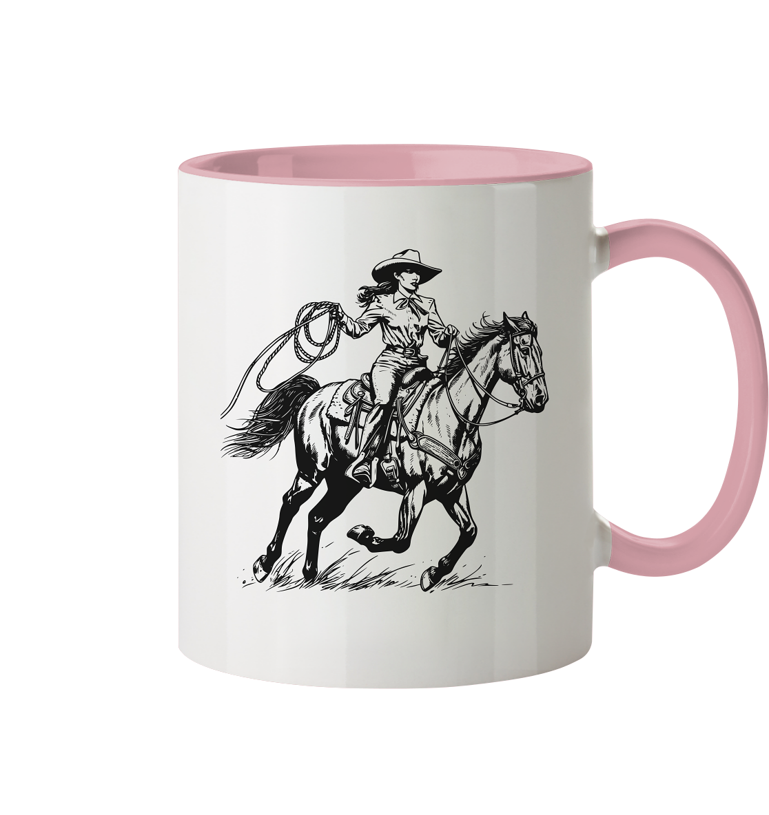Cowgirl - Tasse zweifarbig