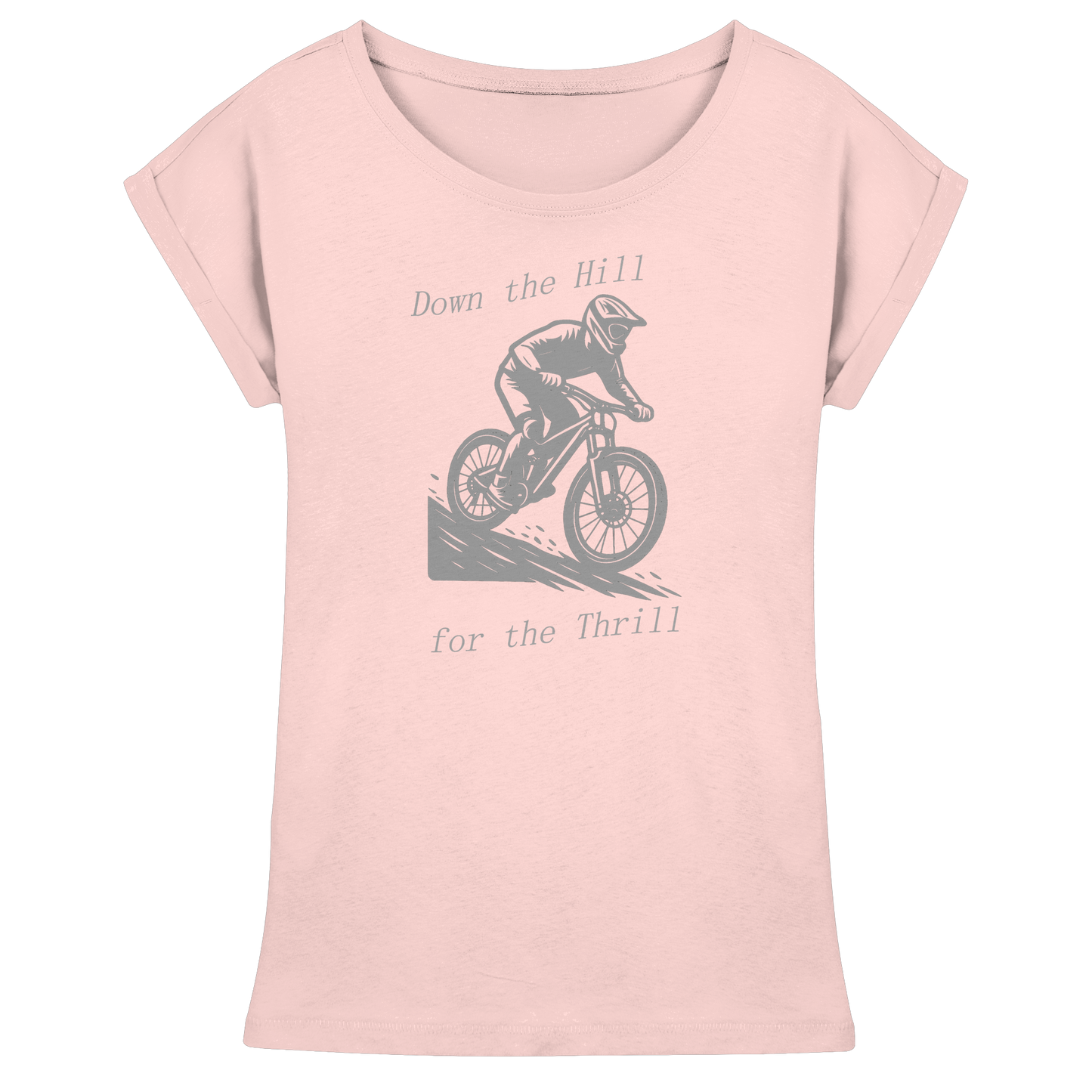 Down the Hill - Womens Extended Shoulder T-Shirt