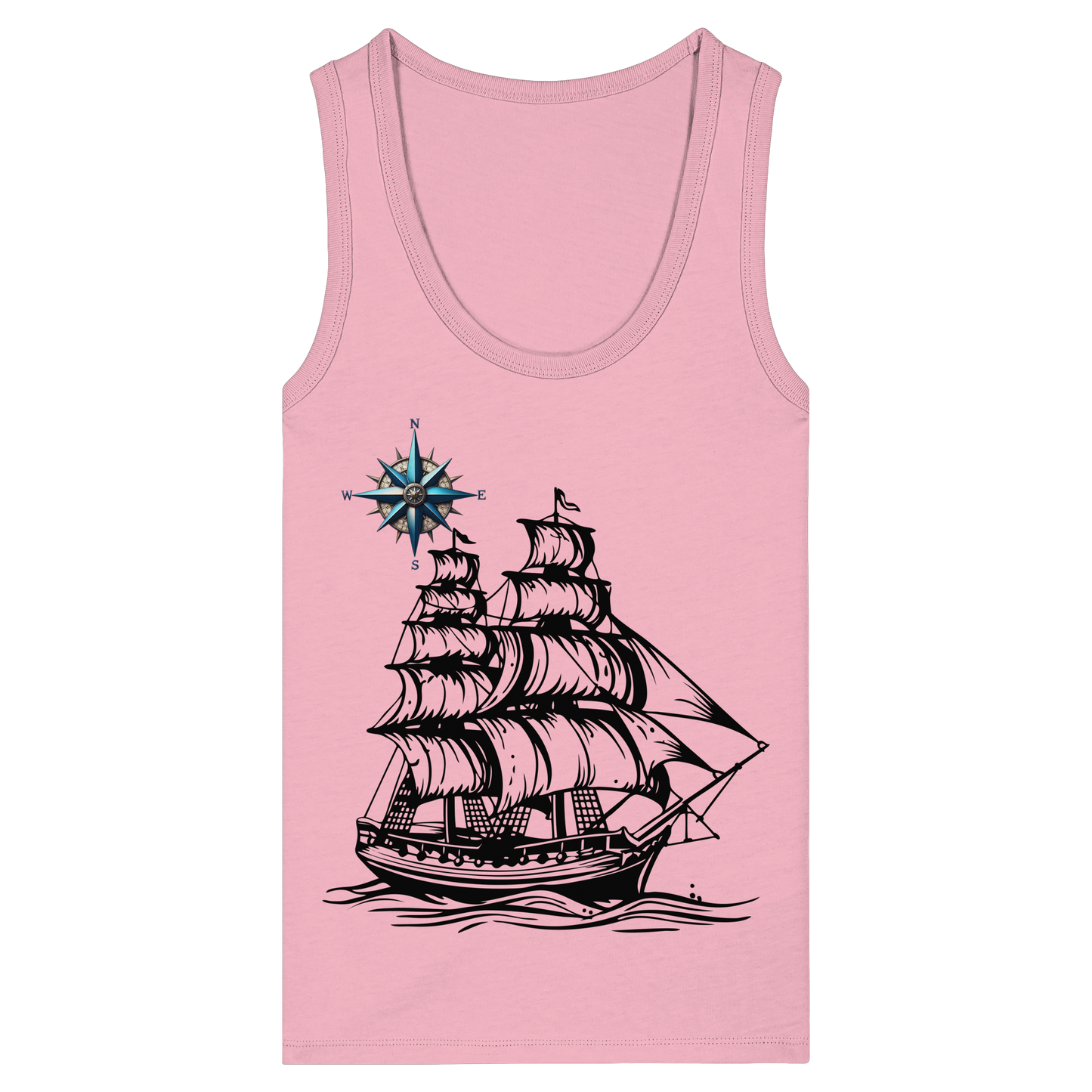 Nautic - Womens Organic Fitted Tank Top