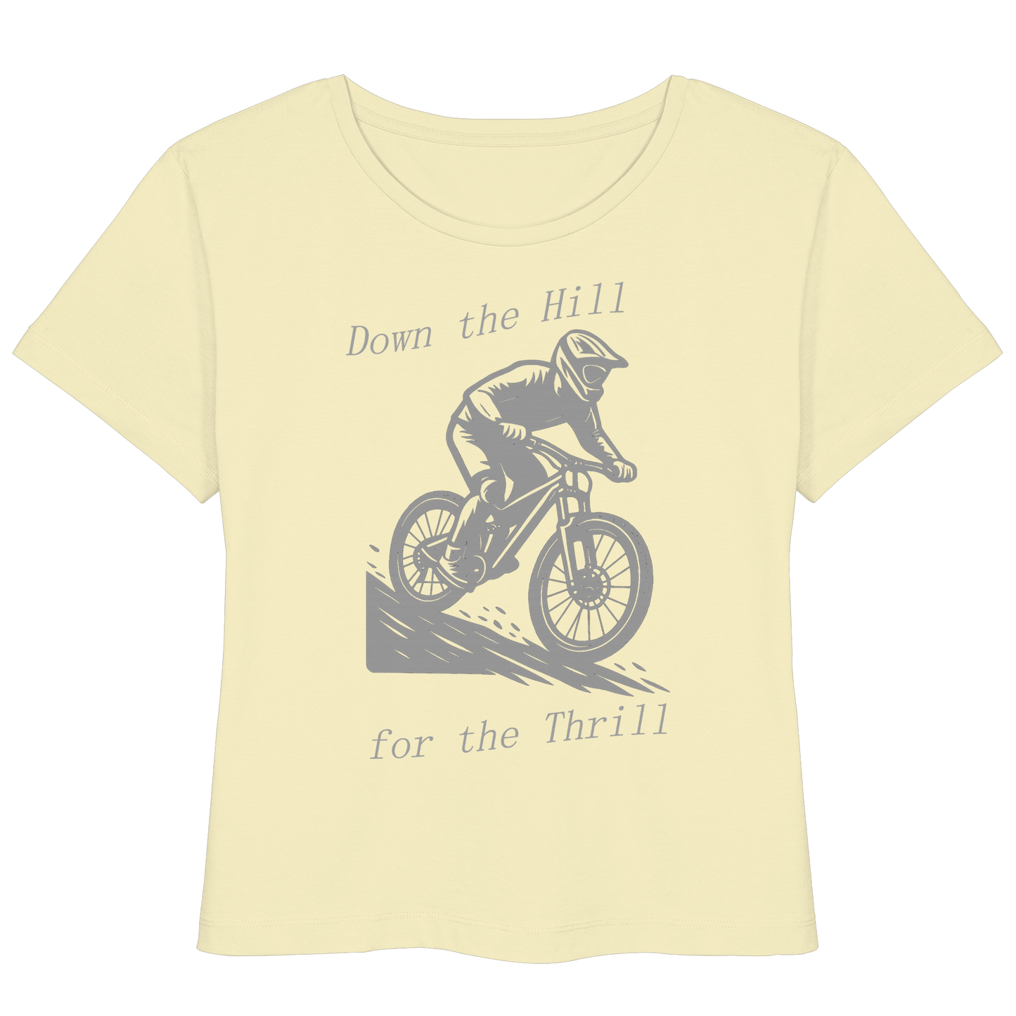 Down the Hill - Womens Organic Lightweight T-Shirt