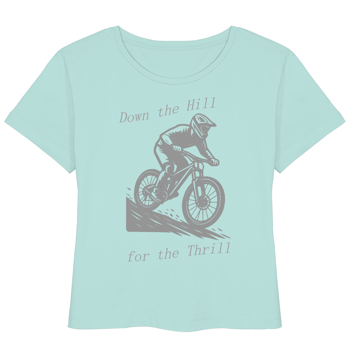 Down the Hill - Womens Organic Lightweight T-Shirt