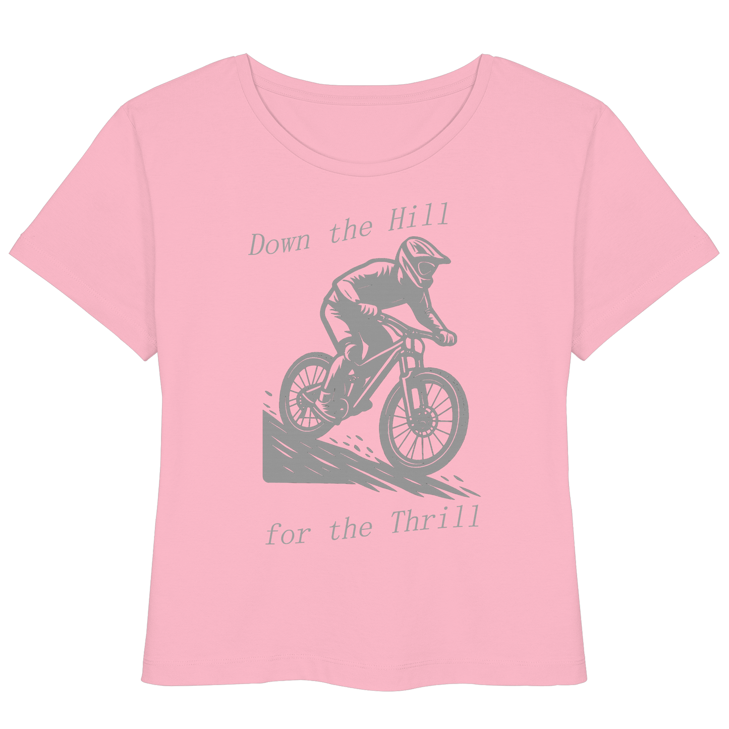 Down the Hill - Womens Organic Lightweight T-Shirt
