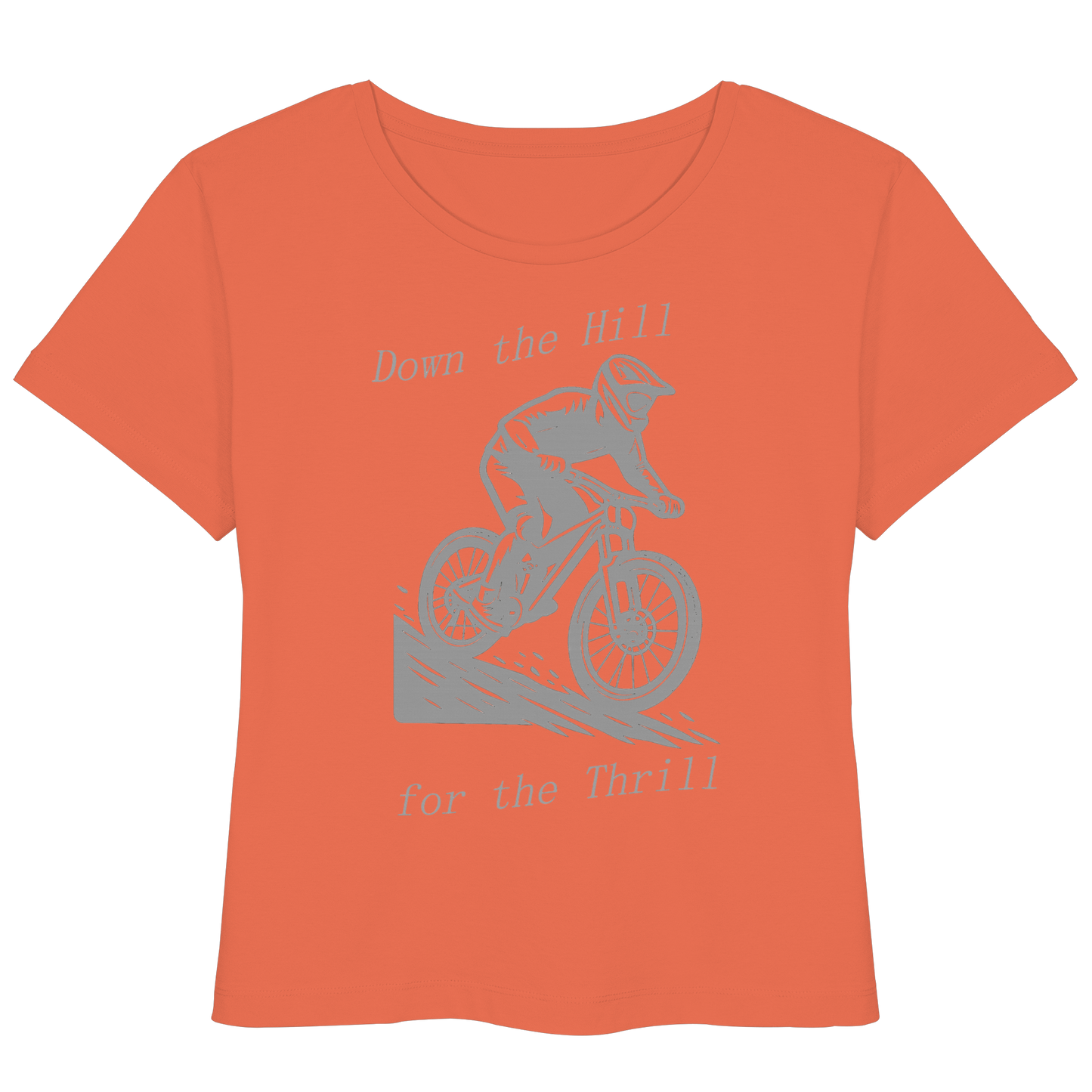 Down the Hill - Womens Organic Lightweight T-Shirt