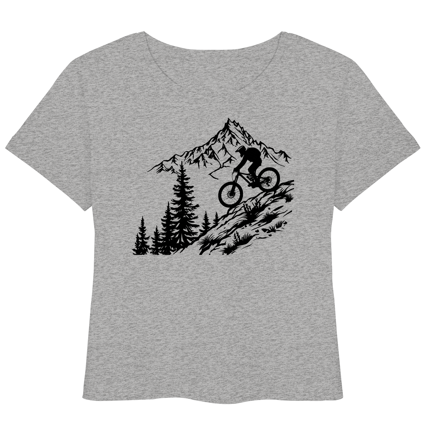 Mountainbiker - Womens Organic Lightweight T-Shirt