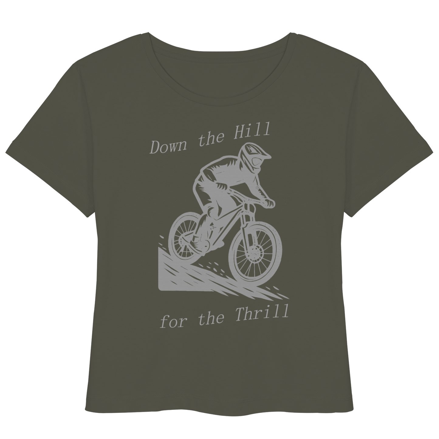 Down the Hill - Womens Organic Lightweight T-Shirt