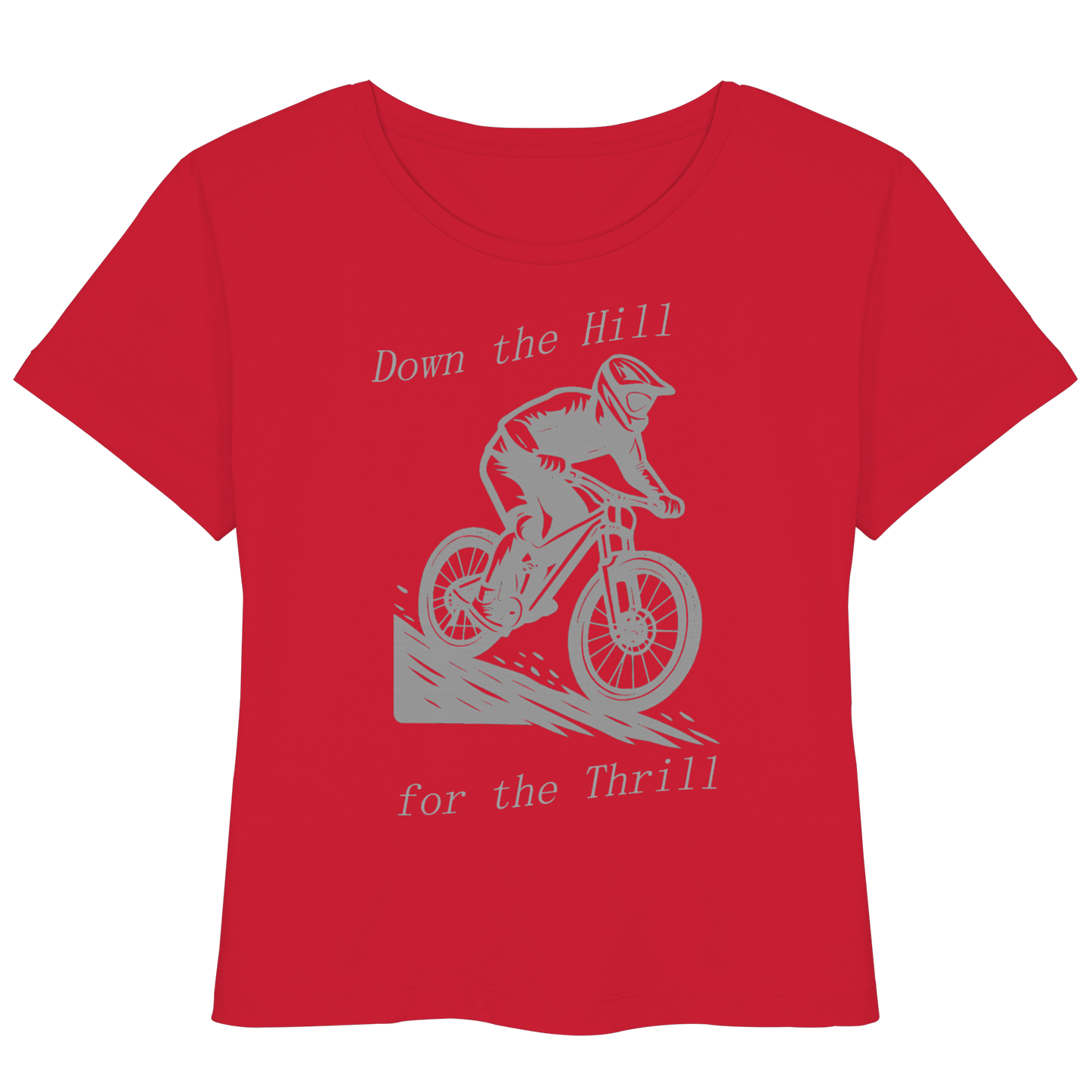 Down the Hill - Womens Organic Lightweight T-Shirt