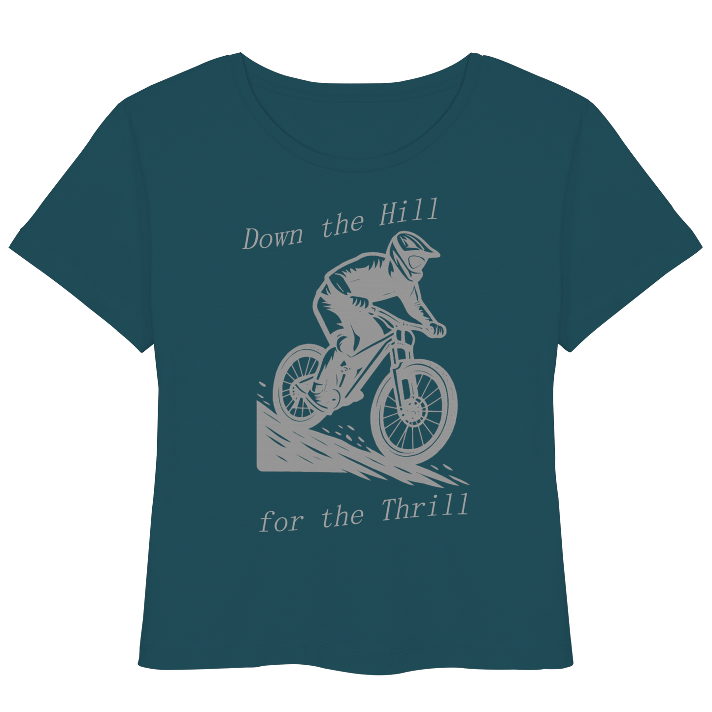 Down the Hill - Womens Organic Lightweight T-Shirt