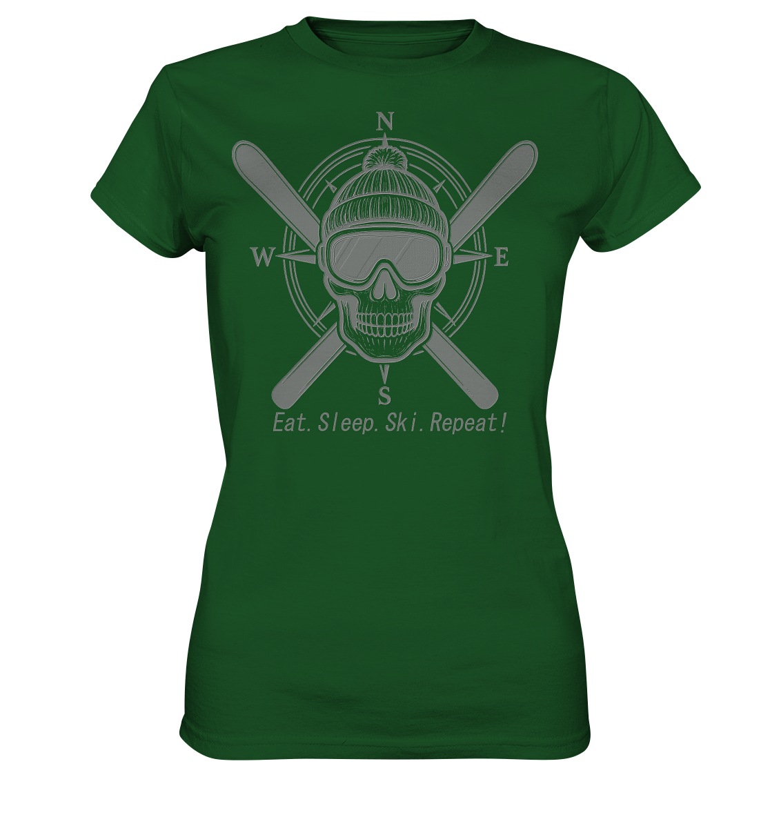 Eat.Sleep.Ski.Repeat! - Womens Premium Classic T-Shirt
