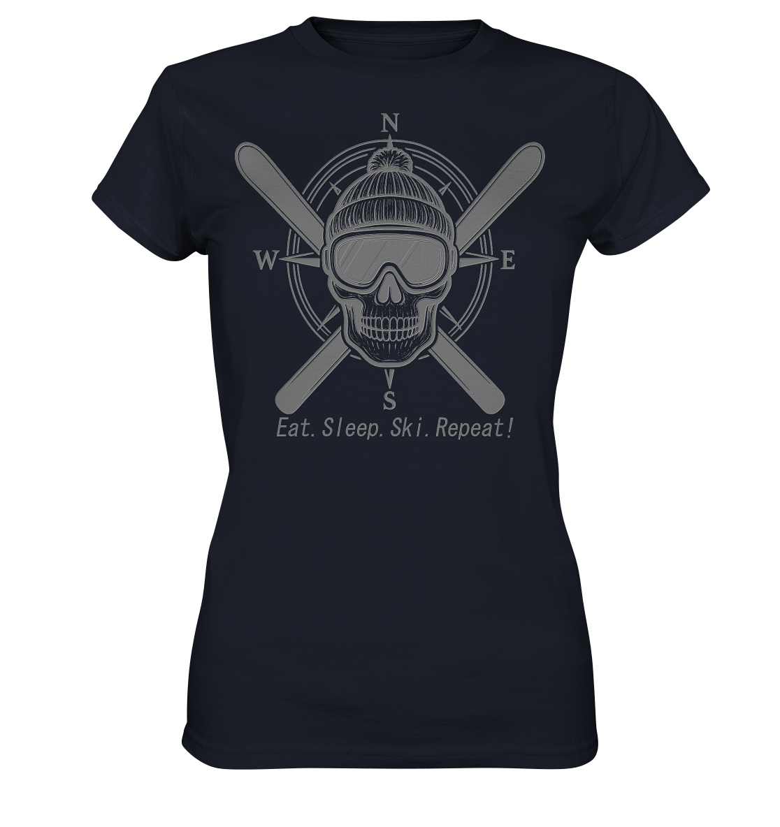 Eat.Sleep.Ski.Repeat! - Womens Premium Classic T-Shirt