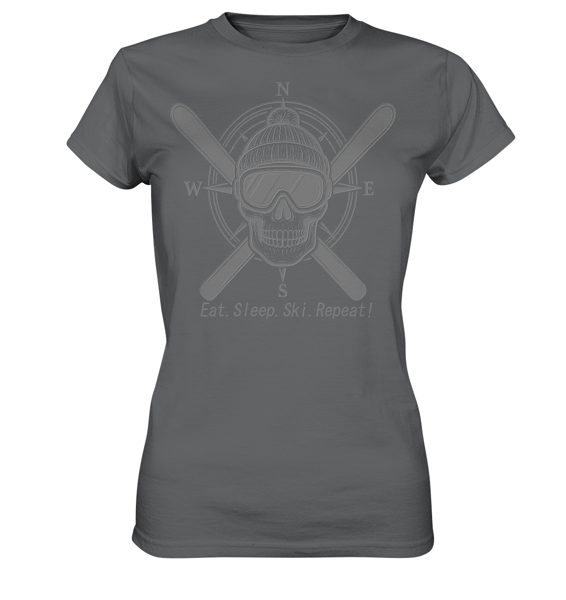 Eat.Sleep.Ski.Repeat! - Womens Premium Classic T-Shirt