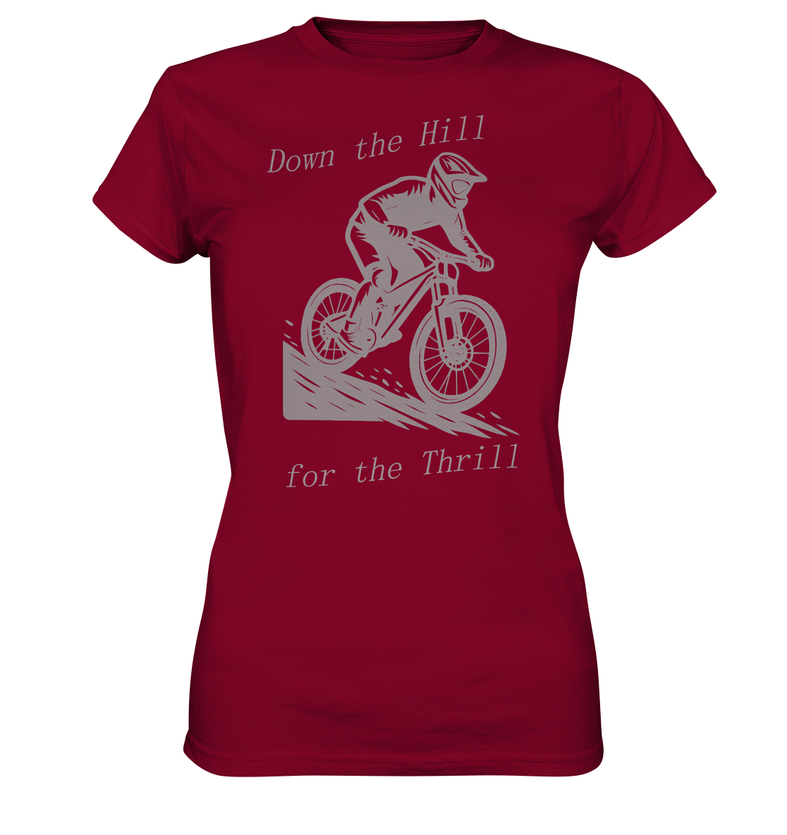 Down the Hill - Womens Premium Classic T-Shirt