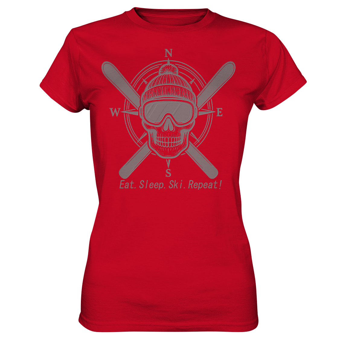 Eat.Sleep.Ski.Repeat! - Womens Premium Classic T-Shirt