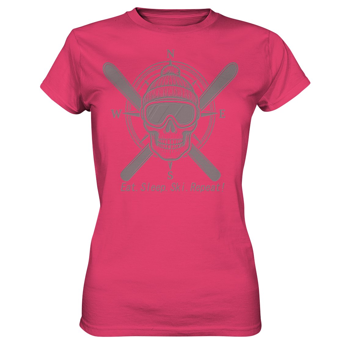 Eat.Sleep.Ski.Repeat! - Womens Premium Classic T-Shirt