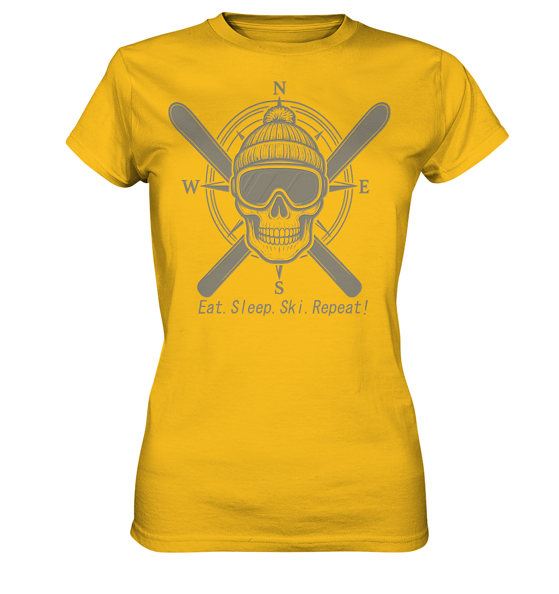 Eat.Sleep.Ski.Repeat! - Womens Premium Classic T-Shirt