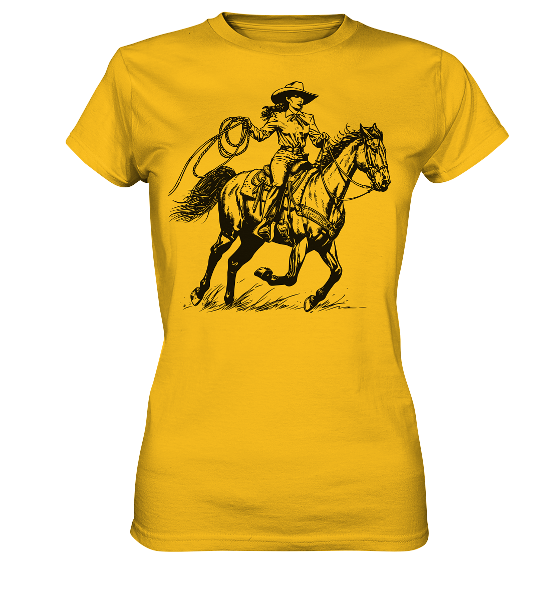 Cowgirl - Womens Premium Classic T-Shirt