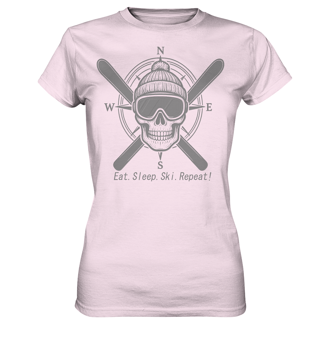 Eat.Sleep.Ski.Repeat! - Womens Premium Classic T-Shirt