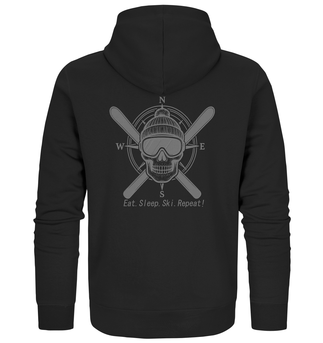 Eat.Sleep.Ski.Repeat! - Zipper