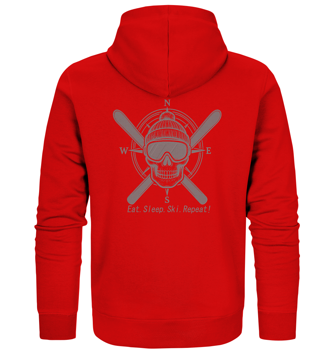 Eat.Sleep.Ski.Repeat! - Zipper