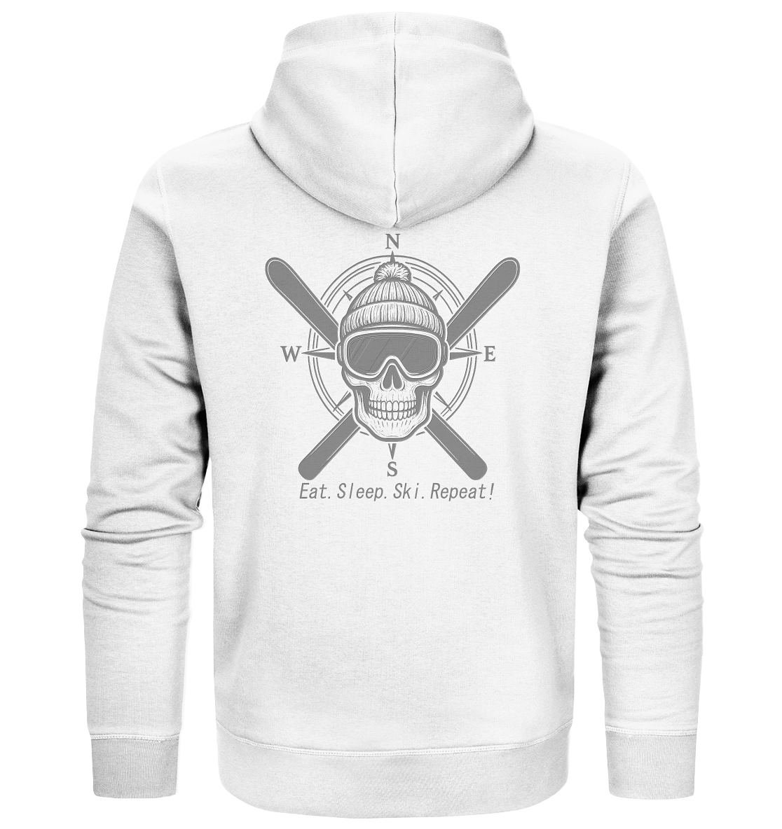 Eat.Sleep.Ski.Repeat! - Zipper