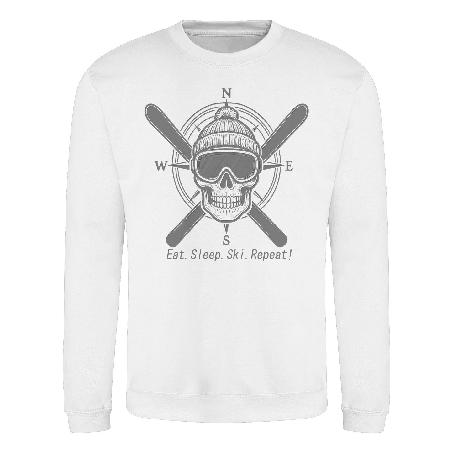 Eat.Sleep.Ski.Repeat! - Basic Sweatshirt