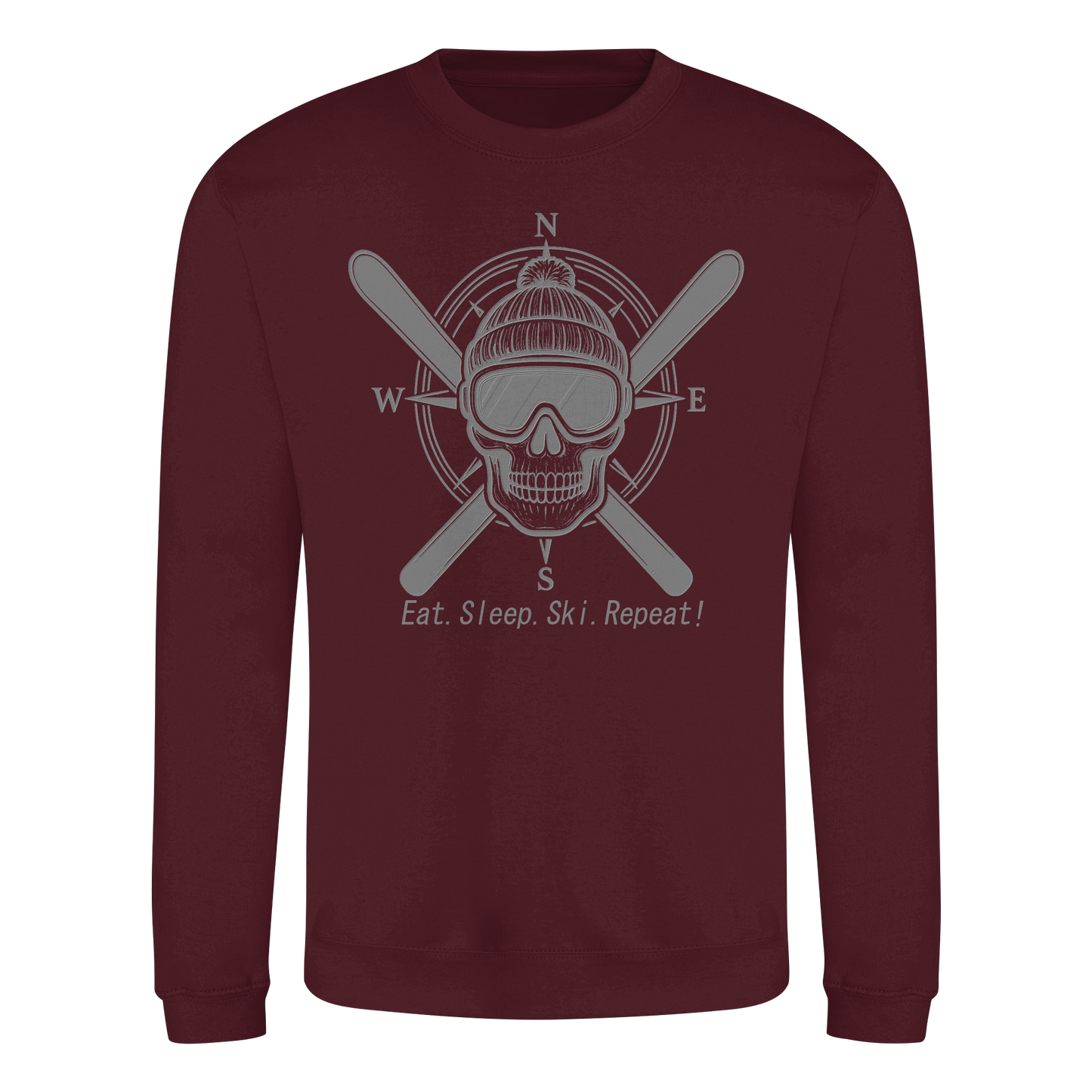Eat.Sleep.Ski.Repeat! - Basic Sweatshirt