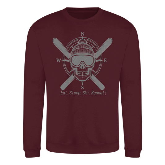 Eat.Sleep.Ski.Repeat! - Basic Sweatshirt