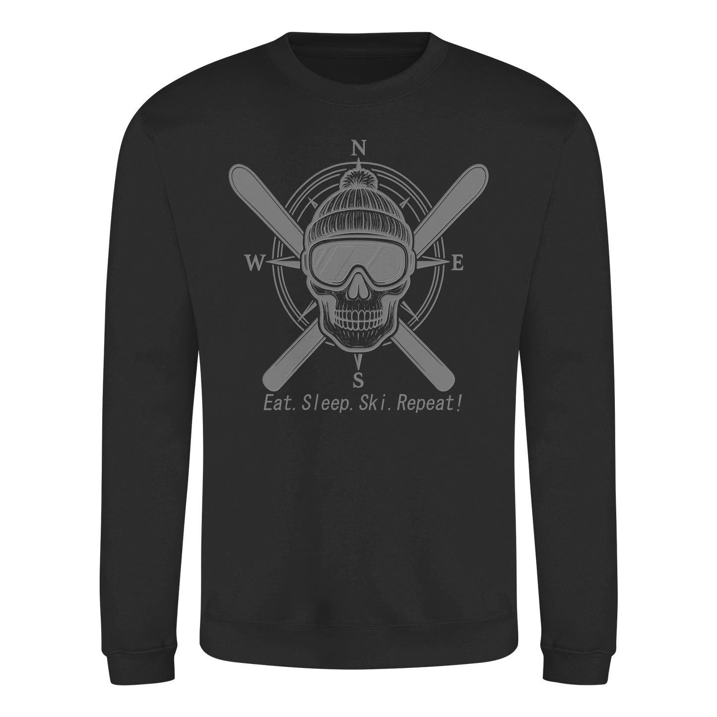 Eat.Sleep.Ski.Repeat! - Basic Sweatshirt