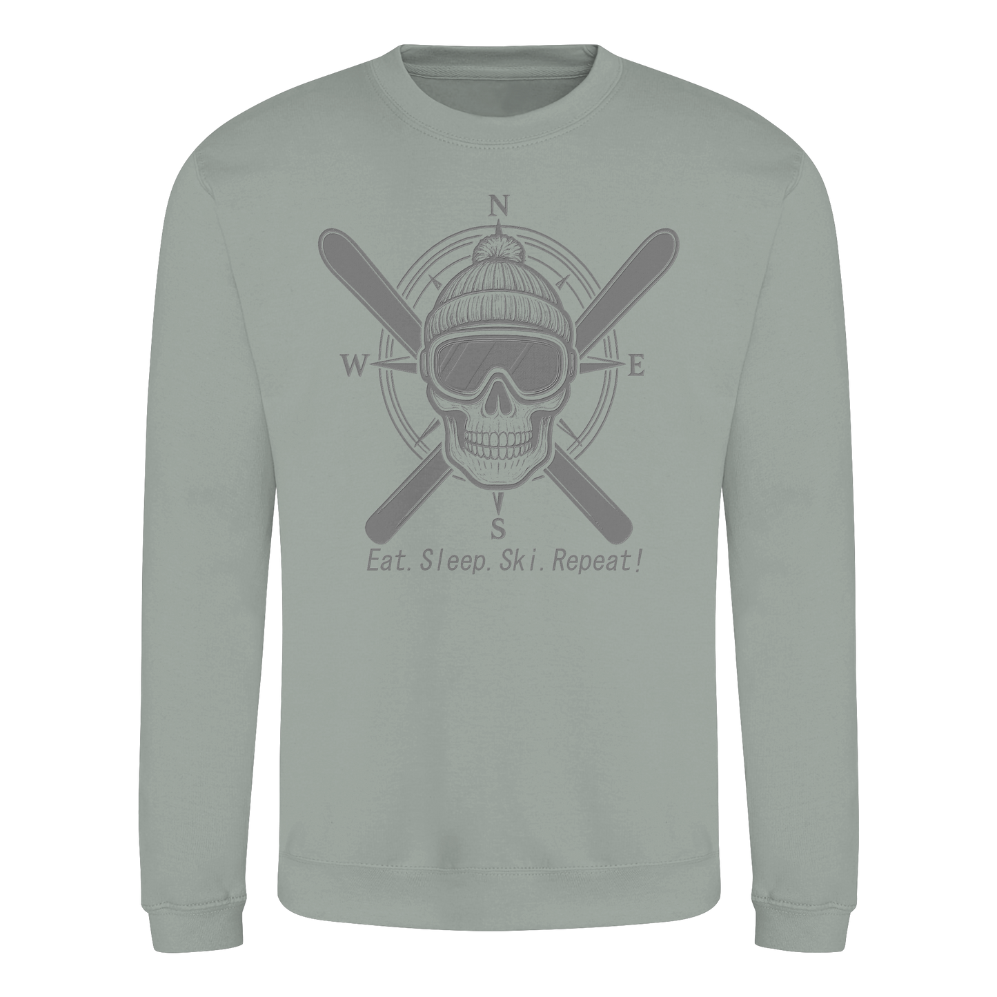 Eat.Sleep.Ski.Repeat! - Basic Sweatshirt