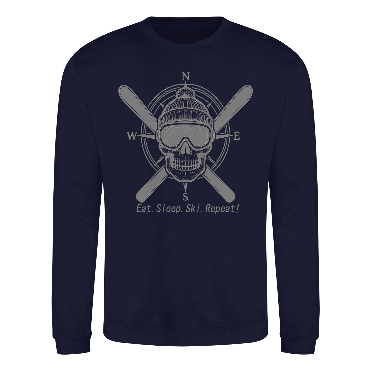 Eat.Sleep.Ski.Repeat! - Basic Sweatshirt